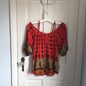 Off the shoulder tank top